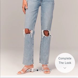 Abercrombie 90’s ultra high rise jeans!
